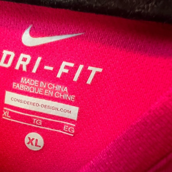 Nike Pink Fitted Short Sleeve Tee - Picture 2 of 4